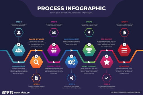 多彩過程信息圖設(shè)計(jì) 計(jì)算機(jī)信息技術(shù)開發(fā)的視覺敘事